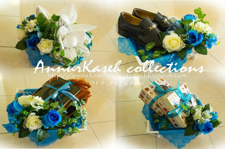 ~GUBAHAN HANTARAN ( tema: biru + cream off white 