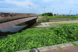 さらに上流側