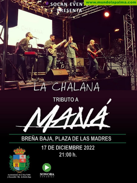 BREÑA BAJA NAVIDAD: “Tributo a Maná”