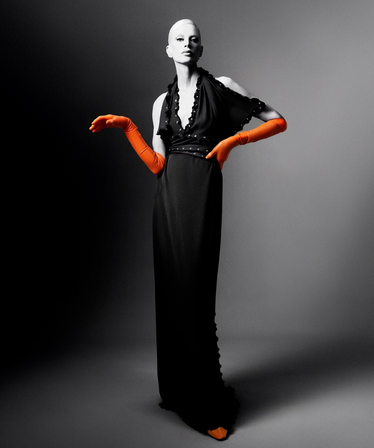 Shady Lady: Editorial with Kristen McMenamy Shot By Carlijn Jacobs for W Magazine