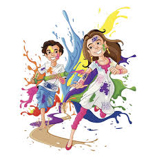 960×960 Happy Holi HD image free download