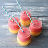 Strawberry Peach White Wine Slushie #cocktail #smoothie