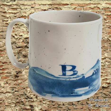 Anthropologie Buoyant Letters Mug