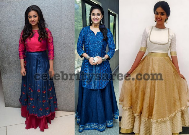 Keerthi Suresh Crop Tops