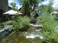 stream running through Crested Butte, CO