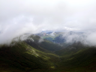 Looking along Allt a' Chobhair