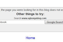 Error 404 Page: How To Customize It With Search Box On Blogger Blogs