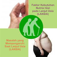 Faktor Kebutuhan Nutrisi Gizi pada Lanjut Usia (LANSIA)