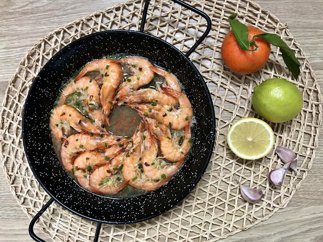 LANGOSTINOS o GAMBAS AL HORNO con CÍTRICOS ¡Aperitivo Delicioso en 10 Minutos!