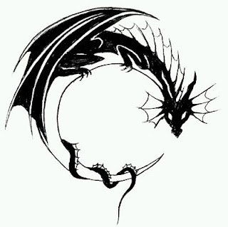Tatoos y Tatuajes de Dragones en Blanco y Negro, parte 4