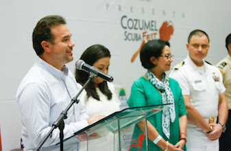 Con la inauguración de la 6ª edición del Scuba Fest, Pedro Joaquín refrenda su compromiso con el cuidado del ambiente