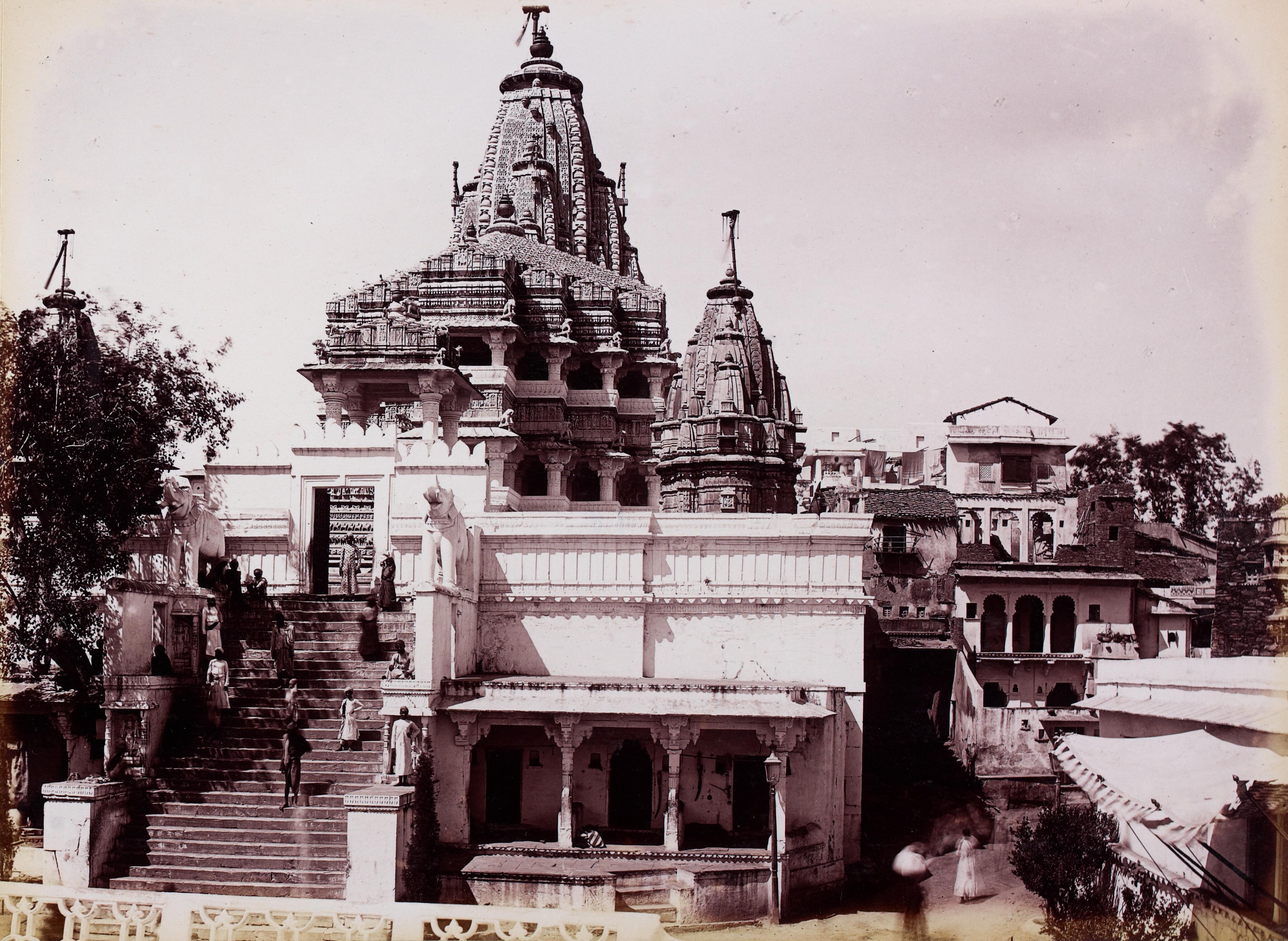 Jagdish Hindu Temple, Udaipur, Rajasthan, India | Rare & Old Vintage Photos (1890)