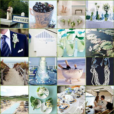  an intimate beach ceremony and our colors are a deep marine blue white 