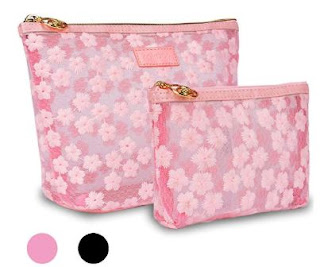 Zakaco Makeup Bags for Women,Pink Cute Cosmetic Bags Pouch for Purse,Small Makeup Pouch Set for Women (Pink)
