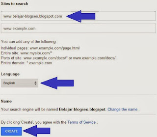 Membuat dan Pasang Google Custom Search Engine di blogger