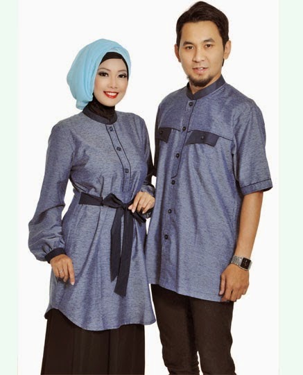toko busana muslim 10 Contoh Model Baju Muslim Couple 