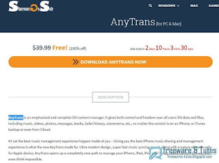 giveaway : Anytrans gratuit (pendant 3 jours) !