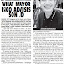 my PEOPLE'S JOURNAL column for TUESDAY: 1. JOAQUIN 'JD' DOMAGOSO, SON OF MAYOR ISKO MORENO, LAUNCHED IN 'FIRST YAYA'   2. DIRECTOR DARRYL YAP OF 'TILILING', A FILM ON MENTAL ILLNESS