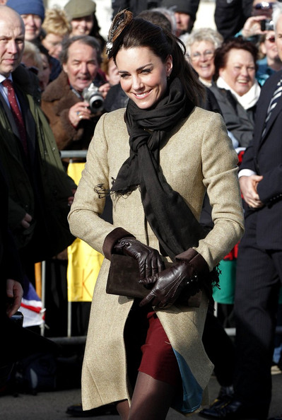 kate middleton leather gloves. Kate Middleton in Leather