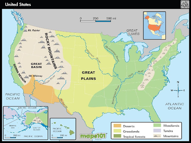 United States Map With 