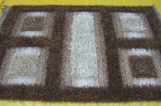 shag area rug polyester weave india