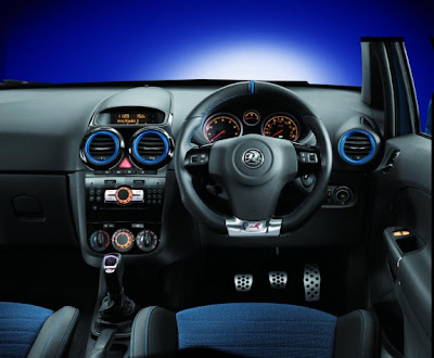 2011 Vauxhall Corsa VXR Blue Color Dashboard