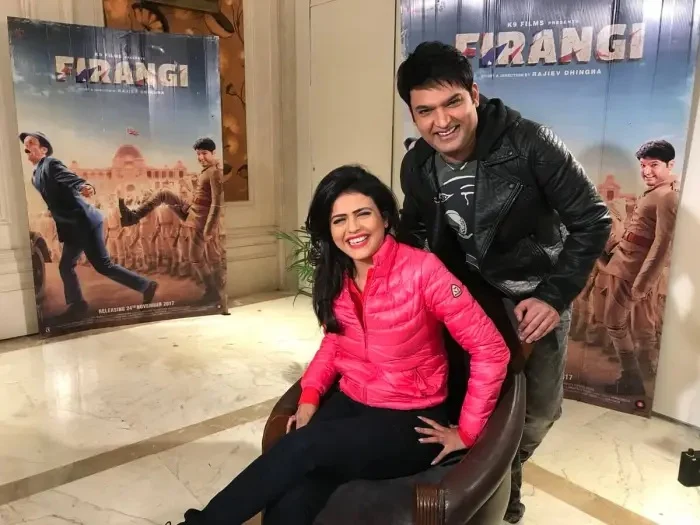 Sweta Singh with Kapil Sharma