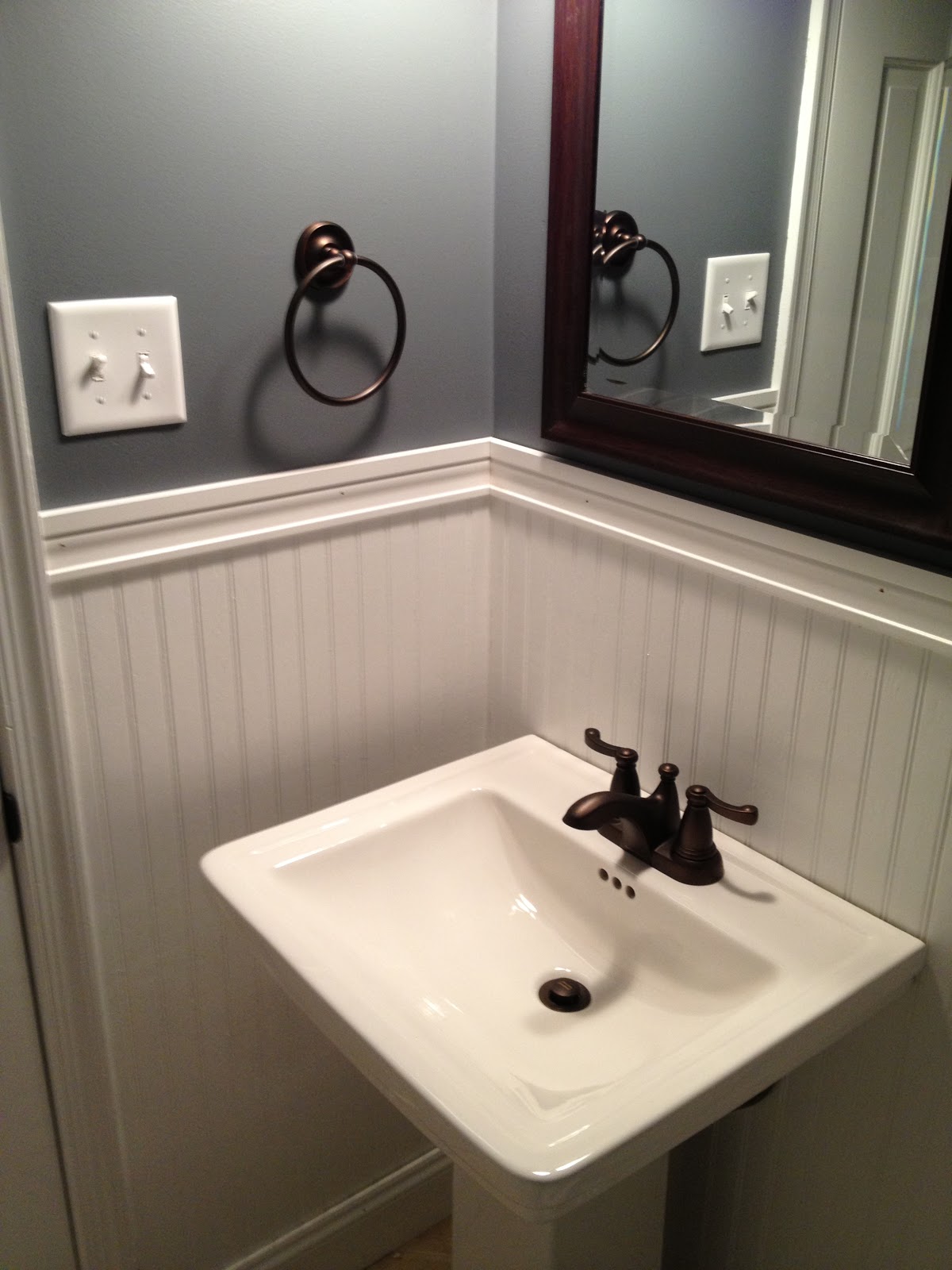 House and Handyman: A little beadboard in the bathroom