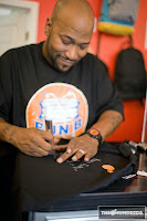 Bun B Signing Autographs at The Hundreds x Bun B T-Shirt Release Party at Premium Goods in Houston, Texas