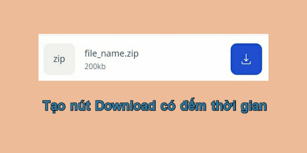 Tạo nút Download có đếm thời gian