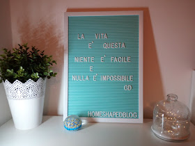 HOME SHAPED LETTER BOARD