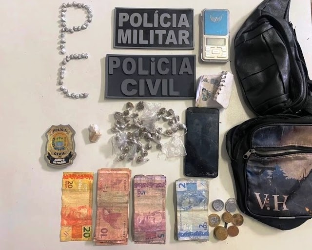 Ação conjunta das polícias Civil e Militar resulta na apreensão de drogas em Buriti dos Lopes