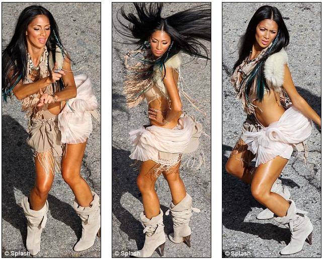 Nicole Scherzinger makes the earth move in Right There video with 50 Cent