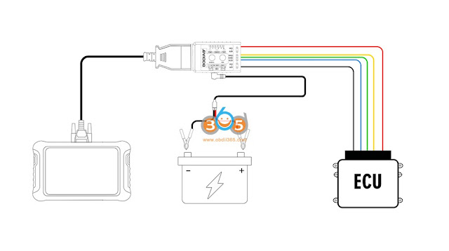 Godiag GT108 wiring connection 8