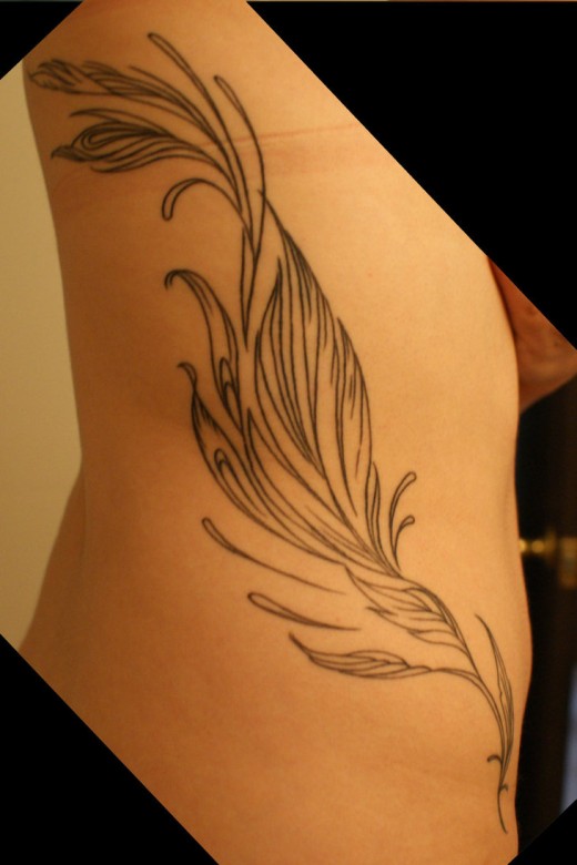 Women Side Tattoo Designs