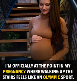 Climbing stairs in pregnancy