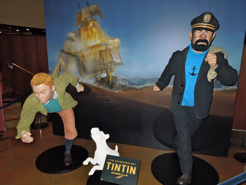 Tintin movie display