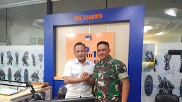 Satgas Uonif 126/KC Sapa Warga Papua Lewat Live On Air Siaran Radio RRI