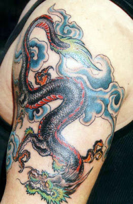 Shoulder Dragon Tattoo 2012