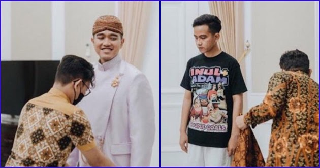 Nyelenehnya Gibran Rakabuming Santuy Pakai Kaos Inul + Adam Couple Goals Saat Fitting Beskap, Begini Respons Ngakak sang Biduan