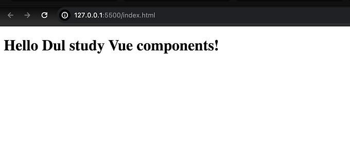Vue basic of component 