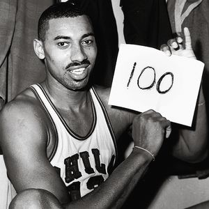 Wilt Chamberlain, 100, Philadelphia Warriors, récord.
