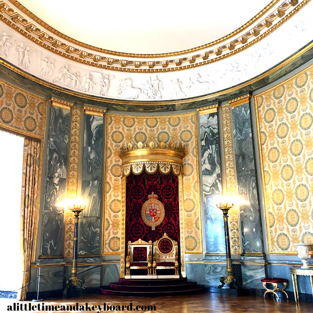 The Throne Room stuns immediately upon entry at Christiansborg