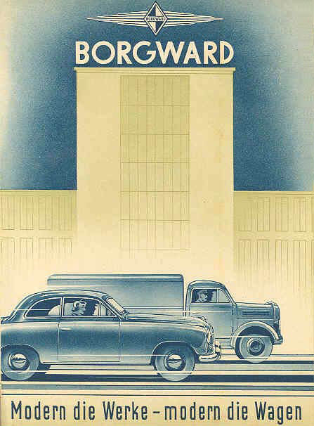 Borgward Prospekt Eingestellt von Wolle um 1224