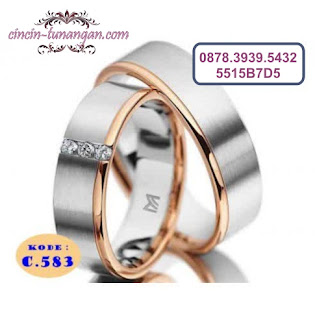 cincin emas simple no 583