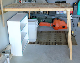 DIY fold-up worktable