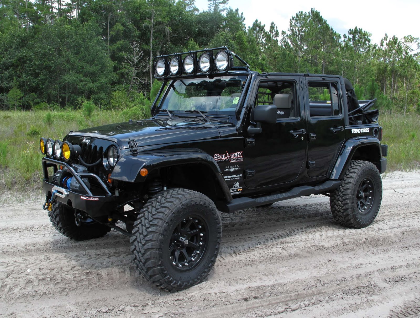 Custom Jeep Wrangler Jk Unlimited Black