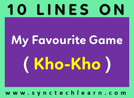 Few lines about Kho-Kho