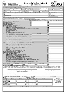 BIR Form 2550Q, Quarterly Value-Added Tax Return