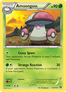 Amoonguss Steam Siege Pokemon Card